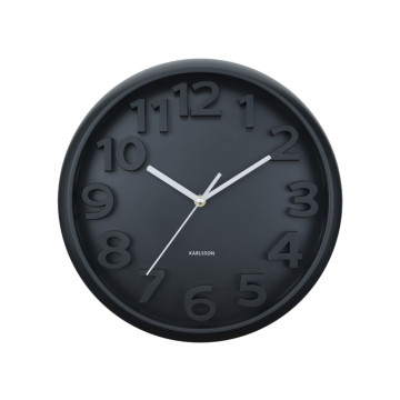 Nástenné hodiny Elevated Classic Numbers Karlsson KA6052BK, 34cm